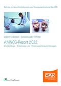 Cover: AMNOG-Report 2022 - medhochzwei Verlag