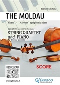 Cover: Score of "The Moldau" for String Quartet and Piano - Glissato Edizioni Musicali