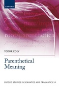 Cover: Parenthetical Meaning - Oxford University Press