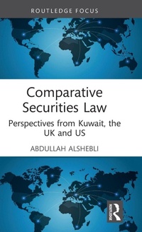 Enlarge image Cover: Comparative Securities Law - Routledge