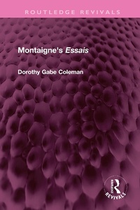Abbildung von: Montaigne's 'Essais' - Routledge