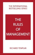 Cover: Rules of Management - Pearson Education Limited