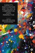 Cover: Capacity, Participation and Values in Comparative Legal Perspective - Bristol University Press