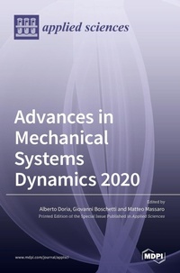 Enlarge image Cover: Advances in Mechanical Systems Dynamics 2020 - MDPI AG