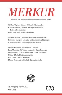Abbildung von: MERKUR Gegründet 1947 als Deutsche Zeitschrift für europäisches Denken - 2/2022 - Klett-Cotta
