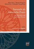 Cover: Sammeln als literarische Praxis im Mittelalter und in der Fr&uuml;hen Neuzeit. Konzepte, Praktiken, Poetizit&auml;t - Narr Francke Attempto Verlag