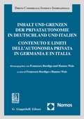 Abbildung von: Inhalt und Grenzen der Privatautonomie in Deutschland und Italien - Nomos