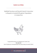 Bild: Epithelial Functions and Smooth Muscle Contraction in Regards to Inositol-6-Phosphate Degradation in Laying Hens - VVB Laufersweiler Verlag
