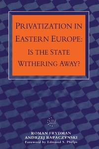 Enlarge image Cover: Privatization in Eastern Europe - Central European University Press