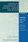 Cover: Corporate Governance in Central Europe and Russia - Central European University Press