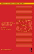 Cover: Architectural Technicities - Routledge