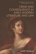 Cover: Crime and Consequence in Early Modern Literature and Law - Edinburgh University Press