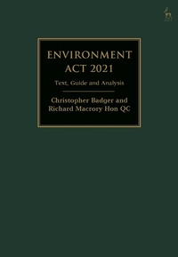 Abbildung von: Environment Act 2021 - Hart Publishing