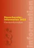 Cover: Steuerberaterinformation 2022 - dbv-Verlag (&Ouml;sterreich)