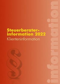 Abbildung von: Steuerberaterinformation 2022 - dbv-Verlag (Österreich)