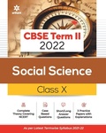 Cover: Arihant Cbse Social Science Term 2 Class 10 for 2022 Exam (Cover Theory and MCQS) - Arihant Publications India Limited