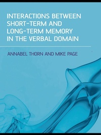 Abbildung von: Interactions Between Short-Term and Long-Term Memory in the Verbal Domain - Psychology Press Ltd