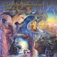 Abbildung von: Celestial Journeys by Josephine Wall Mini Wall Calendar 2023 (Art Calendar) - Flame Tree Publishing