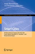 Cover: Smart Cities - Springer