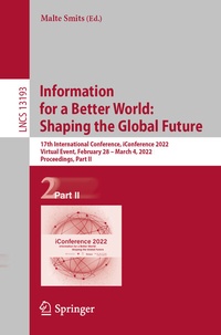 Abbildung von: Information for a Better World: Shaping the Global Future - Springer