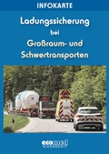 Cover: Infokarte Ladungssicherung Gro&szlig;raum- und Schwertransporte - ecomed Storck