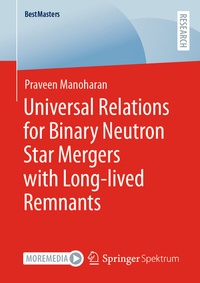 Abbildung von: Universal Relations for Binary Neutron Star Mergers with Long-lived Remnants - Springer Spektrum