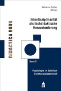 Cover: Interdisziplinarit&auml;t als fachdidaktische Herausforderung - Schneider bei wbv