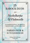 Cover: Musik f&uuml;r Nyckelharpa und Cello / 25 Barock-Duos f&uuml;r Nyckelharpa und Violoncello - epubli