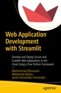 Cover: Web Application Development with Streamlit - APress
