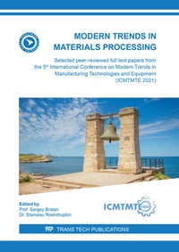 Abbildung von: Modern Trends in Materials Processing - Trans Tech Publications Ltd