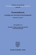Cover: Normentheorie. - Duncker & Humblot