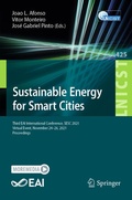 Cover: Sustainable Energy for Smart Cities - Springer