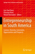 Cover: Entrepreneurship in South America - Springer