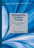 Cover: Metacognitive Translator Training - Palgrave Macmillan