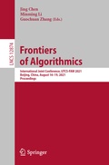 Bild: Frontiers of Algorithmics - Springer