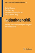 Cover: Institutionenethik - Springer
