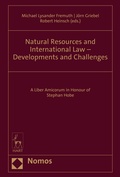 Cover: Natural Resources and International Law - Developments and Challenges - Nomos