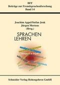 Cover: Sprachen Lehren - Schneider bei wbv