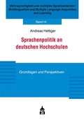 Cover: Sprachenpolitik an deutschen Hochschulen - Schneider bei wbv