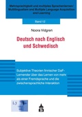 Cover: Deutsch nach Englisch und Schwedisch - Schneider bei wbv