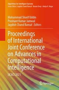 Enlarge image Cover: Proceedings of International Joint Conference on Advances in Computational Intelligence - Springer