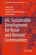 Cover: 6G: Sustainable Development for Rural and Remote Communities - Springer