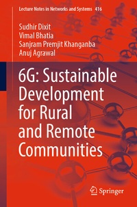Enlarge image Cover: 6G: Sustainable Development for Rural and Remote Communities - Springer