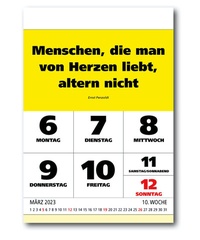 Abbildung von: IMPULS-Wochenspruch-Kalender 2023 - Impuls-Kalender GmbH