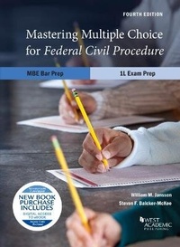 Abbildung von: Mastering Multiple Choice for Federal Civil Procedure MBE Bar Prep and 1L Exam Prep - West Academic Press