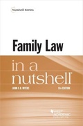 Cover: Family Law in a Nutshell - West Academic Press
