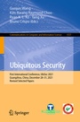 Cover: Ubiquitous Security - Springer