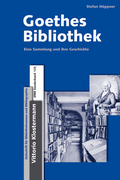 Cover: Goethes Bibliothek - Vittorio Klostermann Verlag