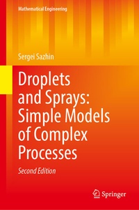 Enlarge image Cover: Droplets and Sprays: Simple Models of Complex Processes - Springer