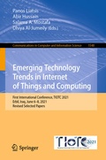Cover: Emerging Technology Trends in Internet of Things and Computing - Springer